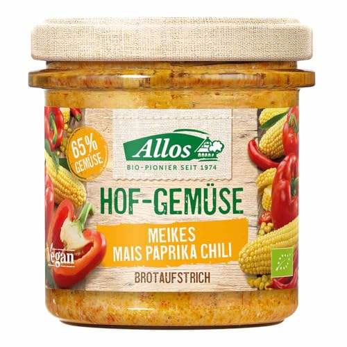 Allos Bio Hof-Gemüse Meikes Mais Paprika Chili (6 x 135 gr) von Allos