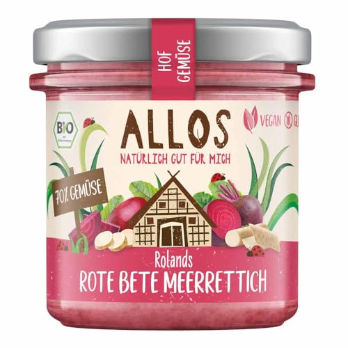 Allos Bio Hof Gemüse Rolands Rote Bete Meerrettich (1 x 135 gr) von Allos