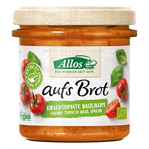 Allos Bio aufs Brot Kirschtomate Basilikum (2 x 140 gr) von Allos