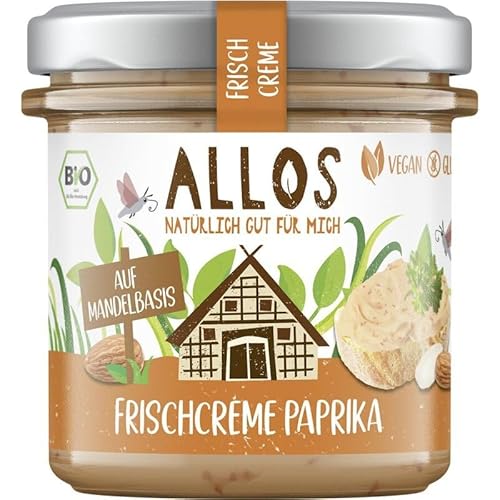 Allos Frischcreme mit Paprika (135 g) - Bio von Allos