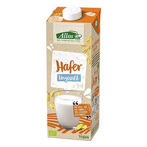 Allos - Hafer Drink ungesüßt - 1 l - 12er Pack von Allos