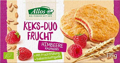 Allos Keks-Duo Frucht Himbeere, Bio, 6 x 175g von Allos