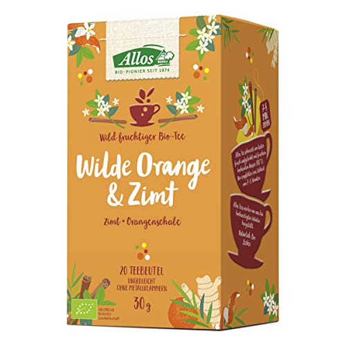 Allos - Wilde Orange und Zimt Tee - 30 g - 4er Pack von Allos