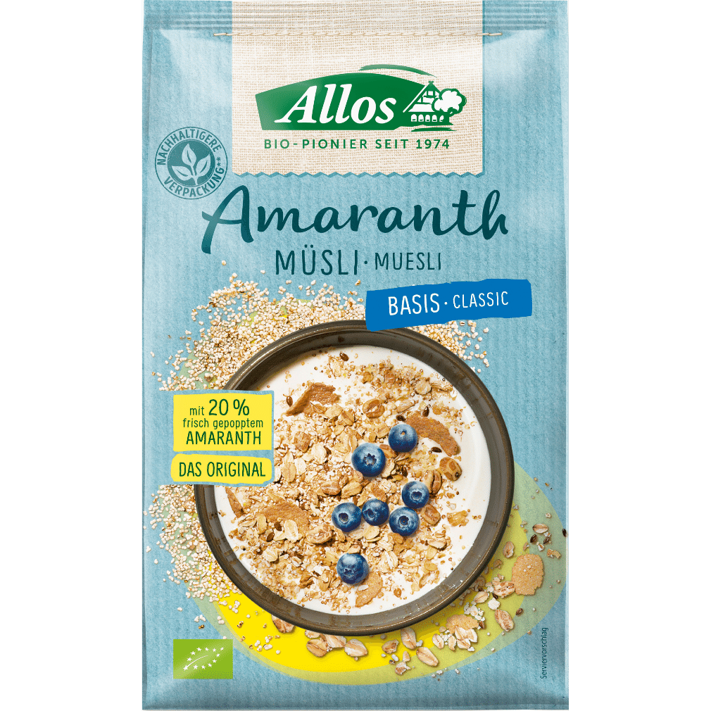 Bio Amaranth Basis Müsli von Allos