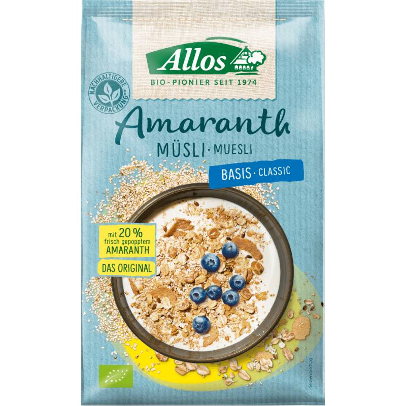 Bio Amaranth Basis Müsli von Allos