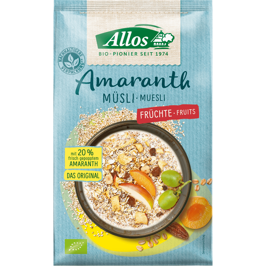 Bio Amaranth Früchte Müsli von Allos