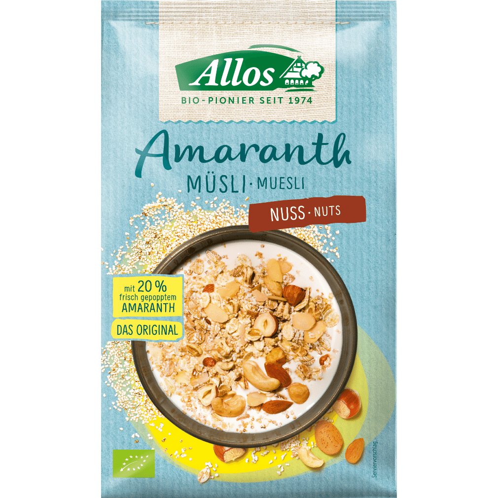 Bio Amaranth Nuss Müsli von Allos