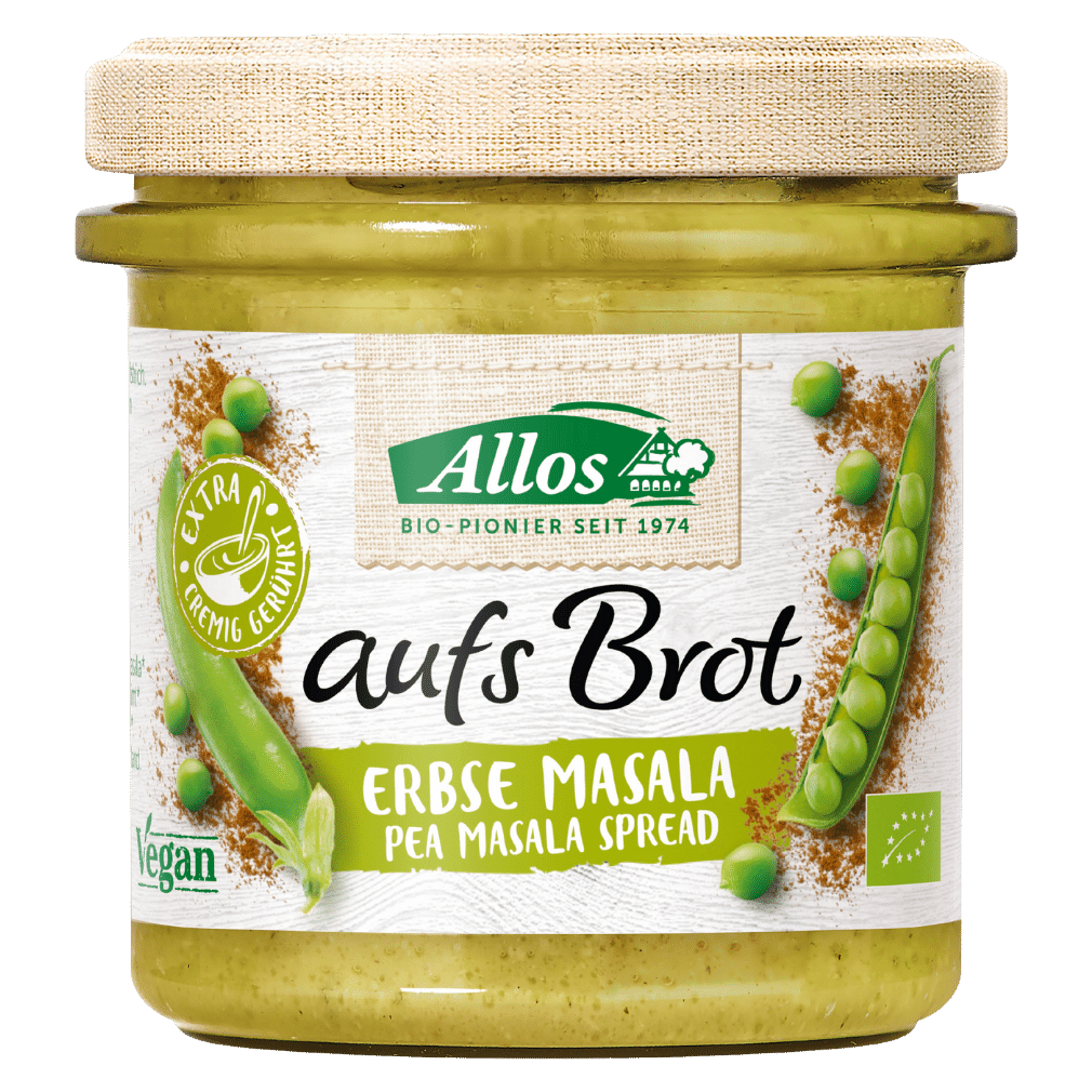 Bio Aufs Brot Erbse Masala von Allos