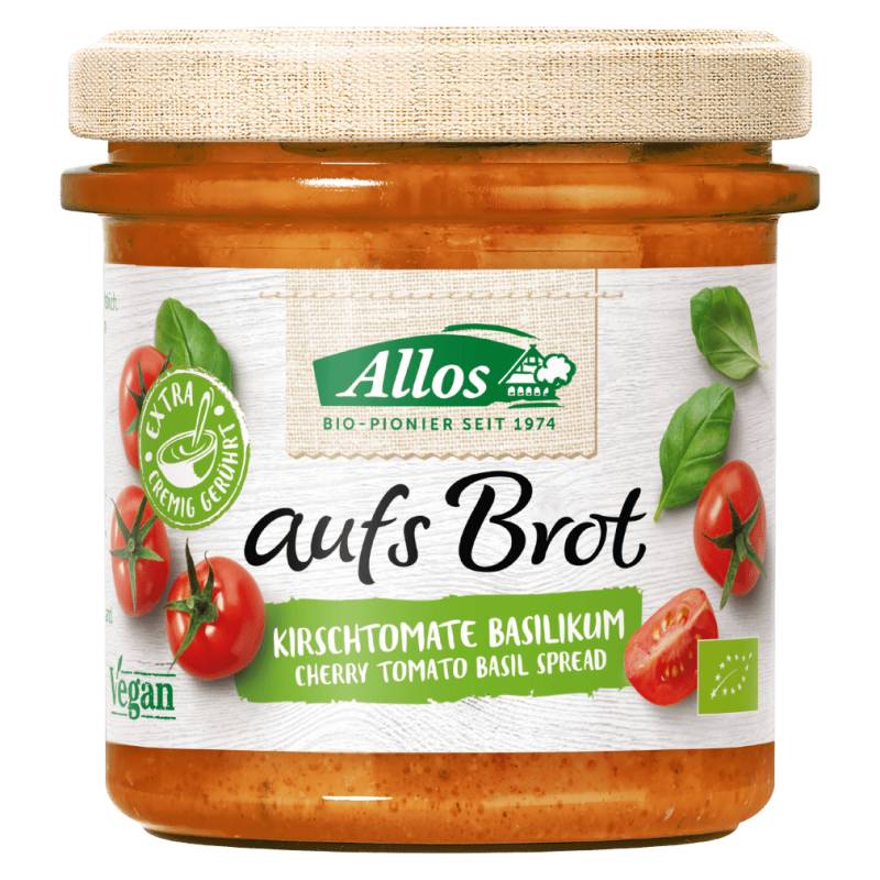 Bio Aufs Brot Kirschtomate Basilikum von Allos