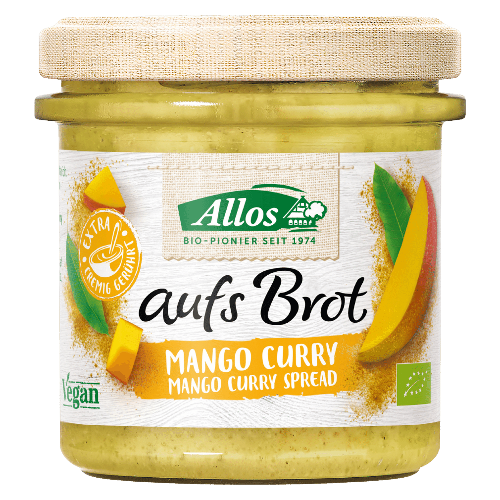 Bio Aufs Brot Mango Curry von Allos