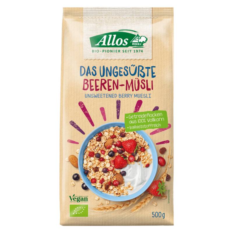 Bio Das Ungesüßte Beeren-Müsli von Allos