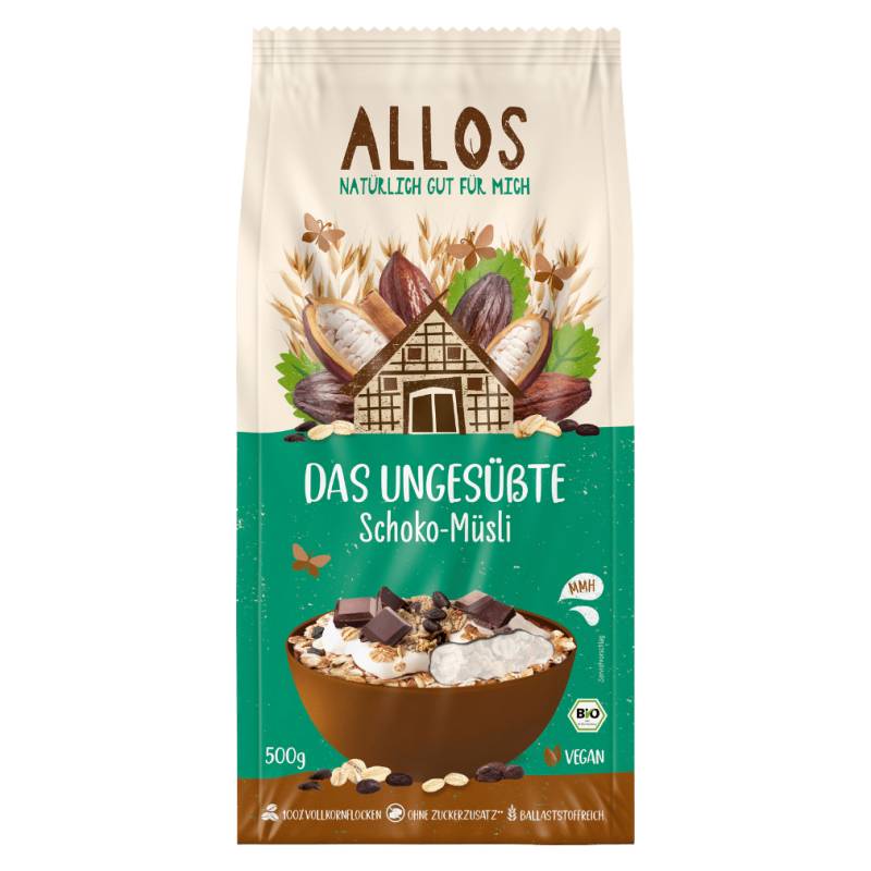 Bio Das Ungesüßte Schoko-Müsli von Allos