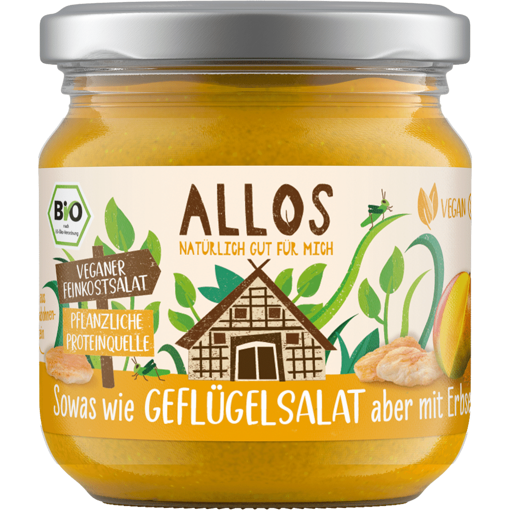 Bio Feinkostsalat wie Geflügel von Allos