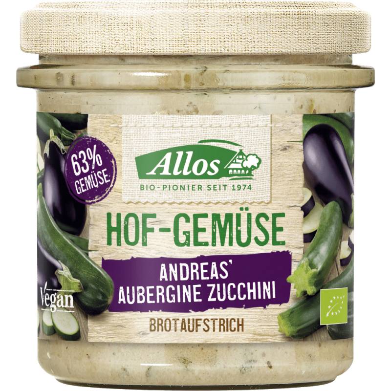 Bio Hof-Gemüse Andreas Aubergine Zucchini von Allos