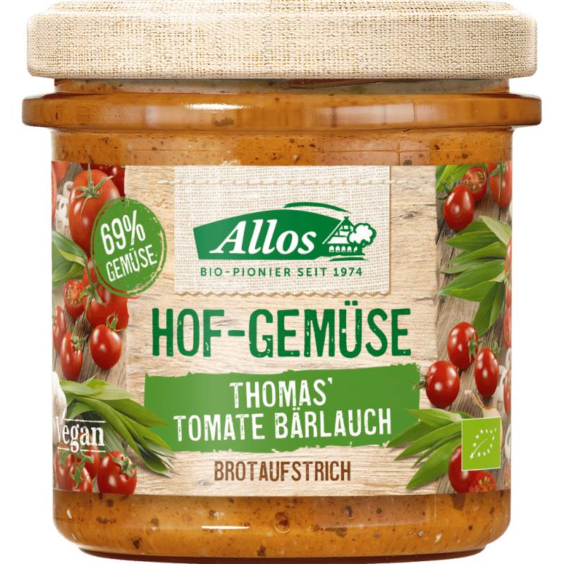 Bio Hof-Gemüse Thomas Tomate Bärlauch von Allos