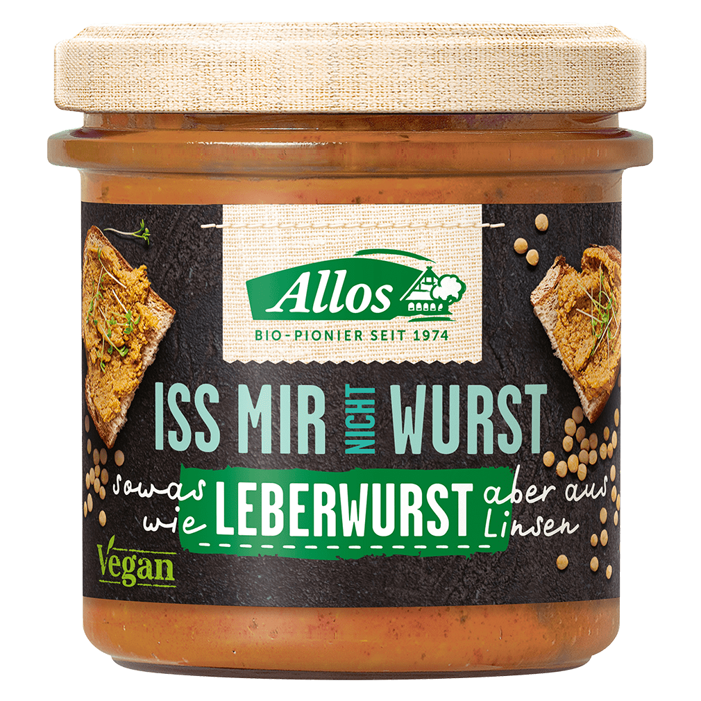 Bio Iss mir nicht Wurst, Leberwurst von Allos