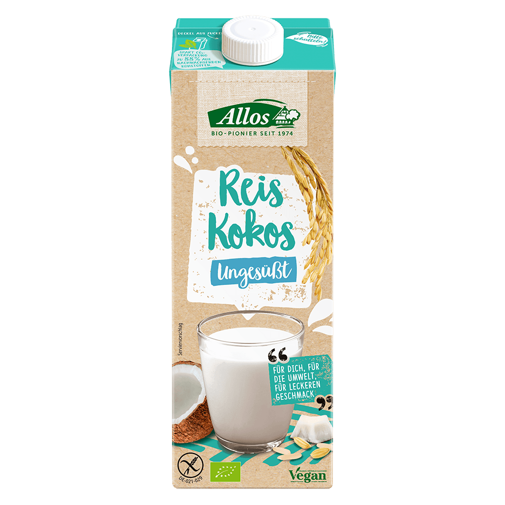 Bio Reis-Kokos Drink naturell von Allos