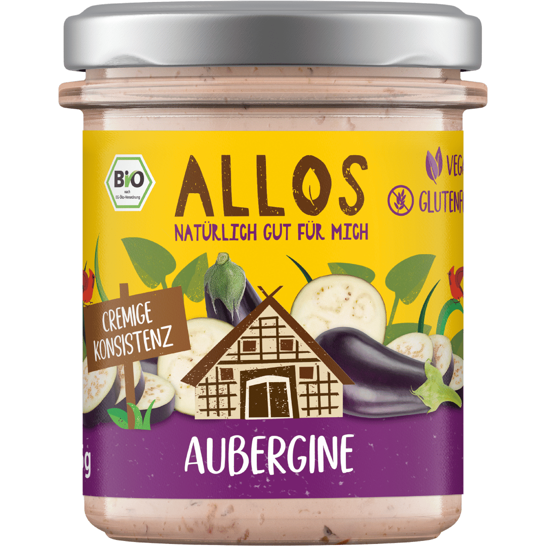 Bio Streichgenuss Aubergine von Allos