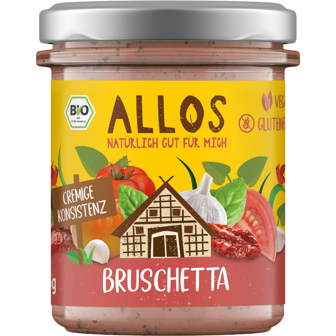 Bio Streichgenuss Bruschetta von Allos