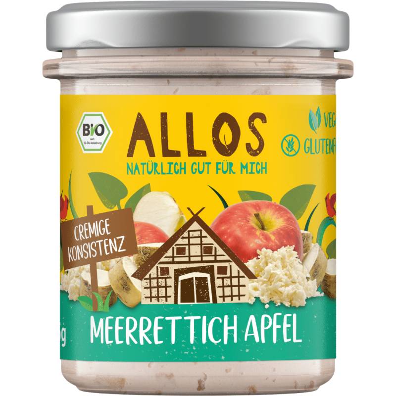 Bio Streichgenuss Meerrettich Apfel von Allos