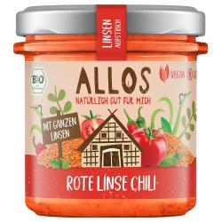 Brotaufstrich mit roten Linsen & Chili von Allos