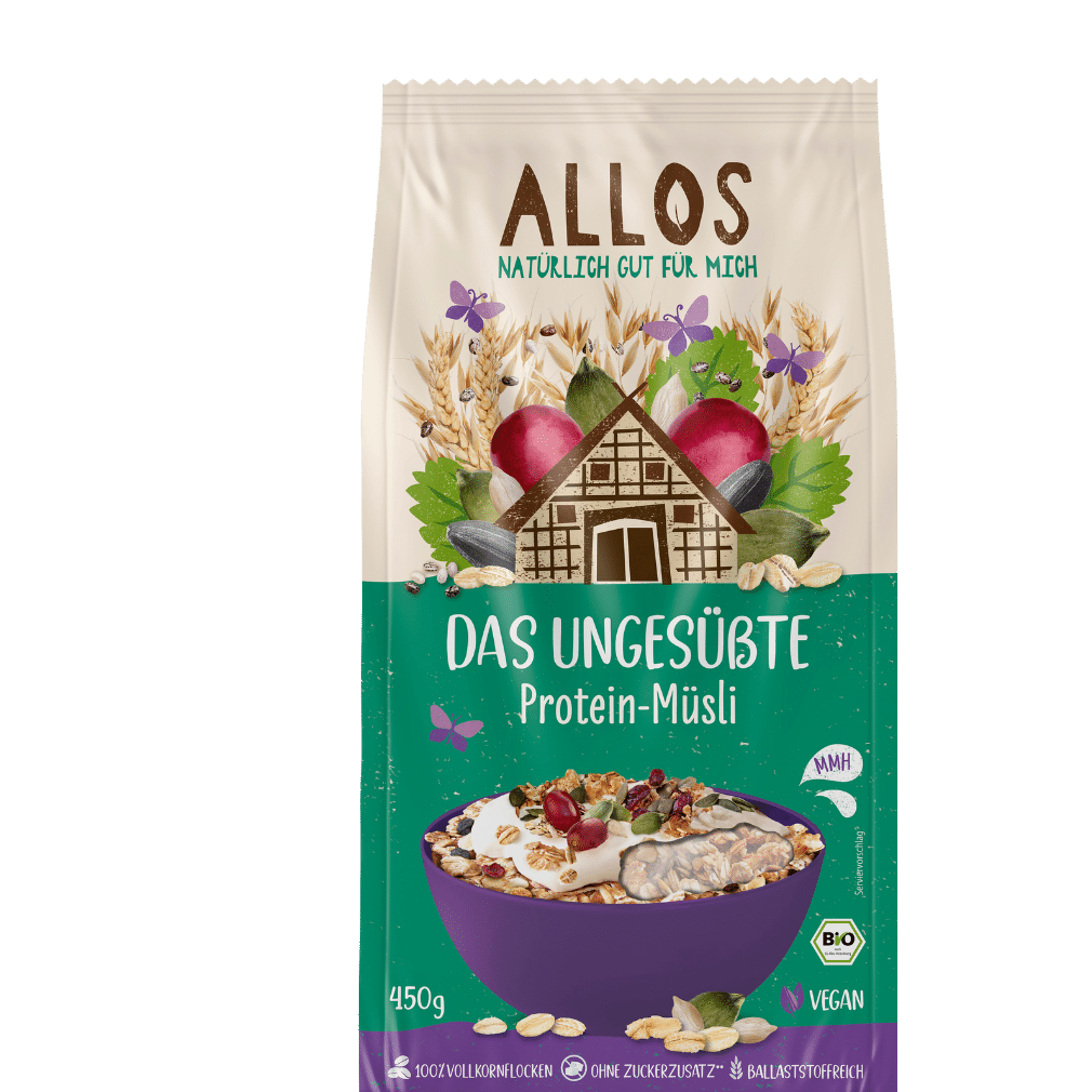 Das Ungesüßte Protein-Müsli von Allos