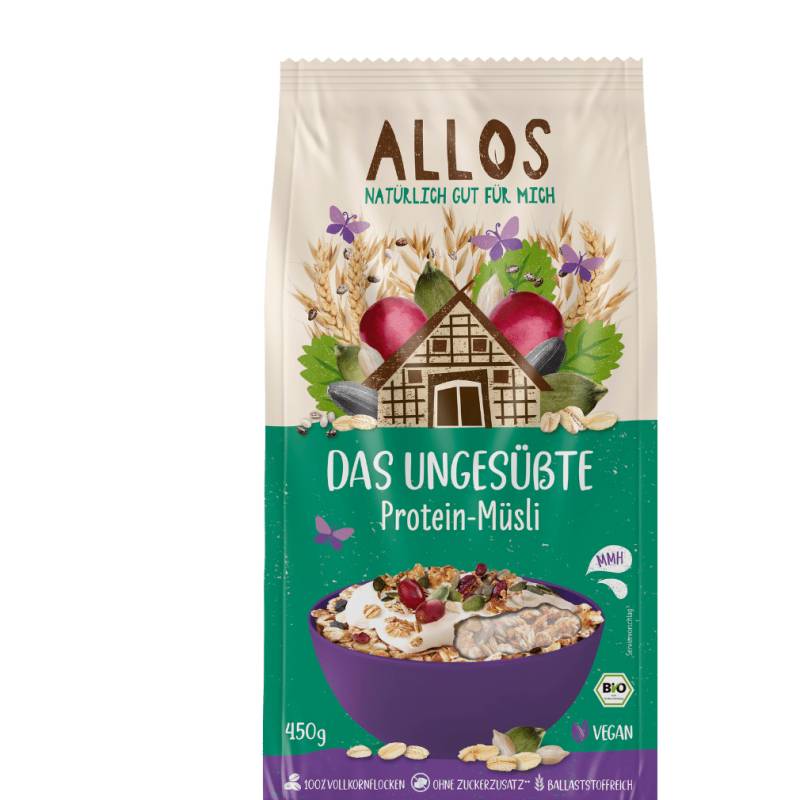 Das Ungesüßte Protein-Müsli von Allos