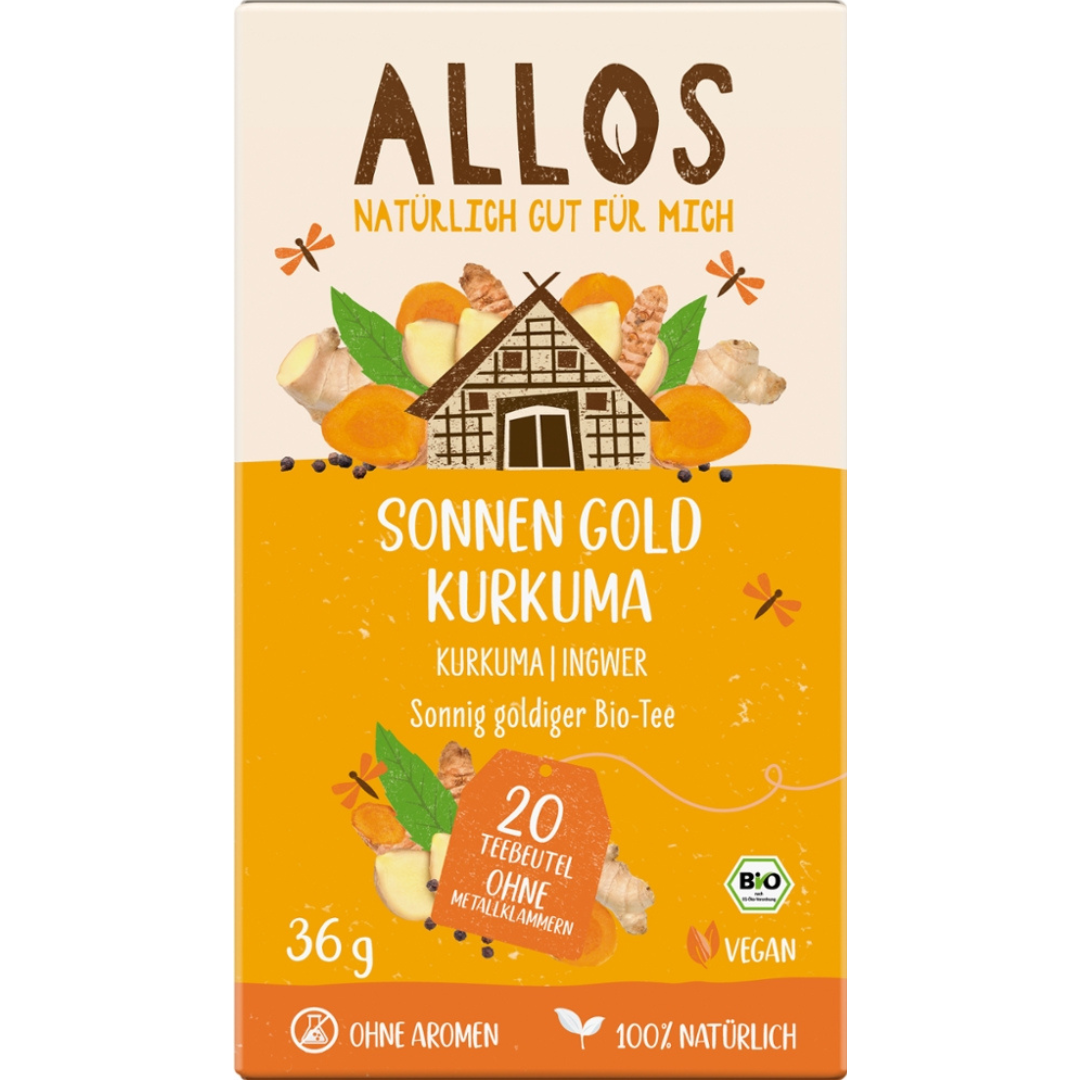 Sonnen Gold Kurkuma Tee von Allos