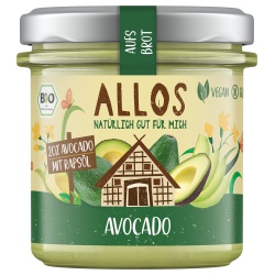 Streichcreme aufs Brot mit Avocado von Allos