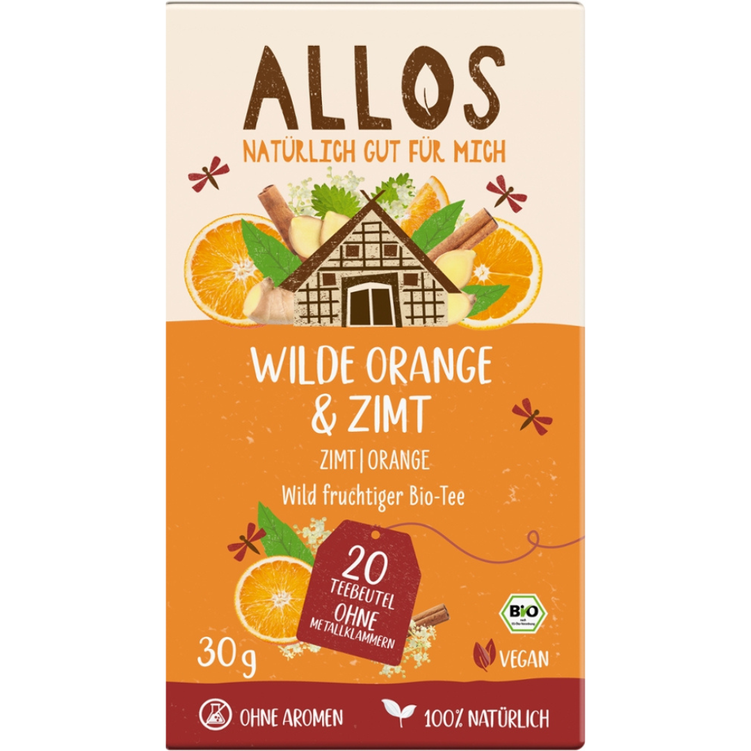 Wilde Orange und Zimt Tee von Allos