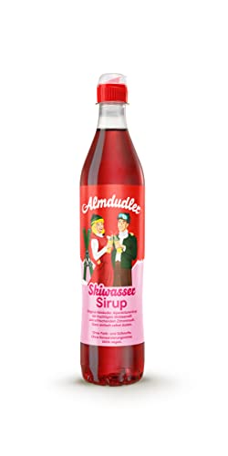 Almdudler Skiwasser Sirup – 1 x 700 ml Himbeer-Zitrone Getränkesirup - ergibt ca. 7 Liter Limo - Skiwasser Limonade von Almdudler