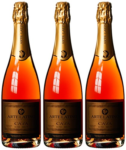 Finca El Padwell Arte Latino Cava Rosé Brut Metodo Tradicional Jaume Serra, D.O. Spätburgunder (3 x 0.75 l) von Almendra