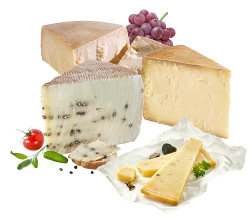 Almgourmet - Gourmet-Käse - Set mit 4 Tiroler Käsesorten (1100g) - für Pasta und Pizza besonders geeignet von Almgourmet
