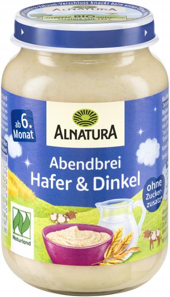 Alnatura Bio Abendbrei Hafer-Dinkel von Alnatura