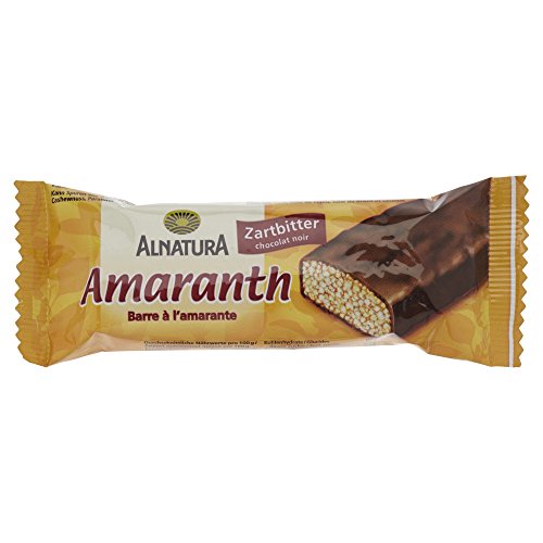 Alnatura Bio Amaranth-Riegel, Zartbitter, 25g von Alnatura