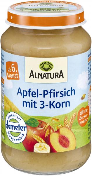 Alnatura Bio Apfel- Pfirsich mit 3-Korn von Alnatura