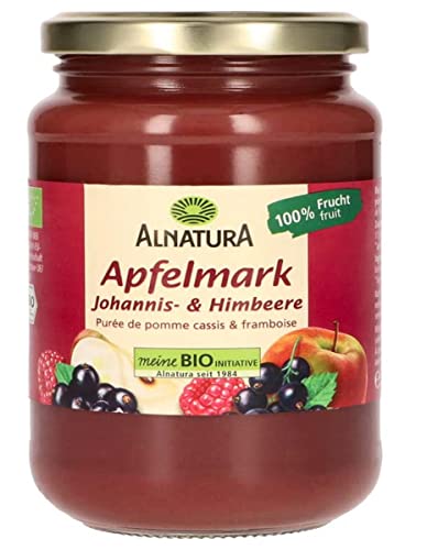 Alnatura Bio Apfelmark Johannis- & Himbeere, 360 g von Alnatura