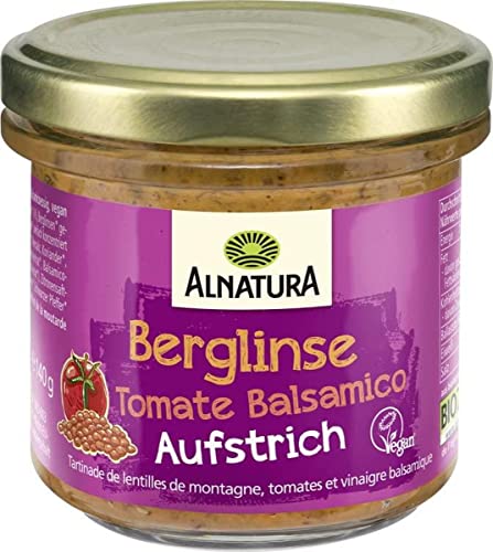 Alnatura Bio Aufstrich, Berglinse-Tomate-Balsamico, 140 g von Alnatura