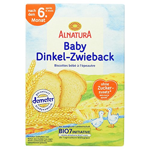 Alnatura Bio Baby Dinkel Zwieback, 200 g von Alnatura