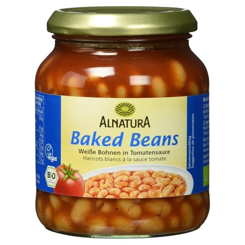 Alnatura Bio Baked Beans, Abtropfgewicht 360g (Packung mit 6) von Alnatura