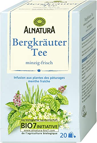 Alnatura Bio Bergkräuter Tee, 20 Beutel, 35g von Alnatura