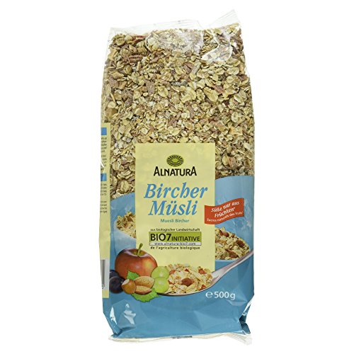 Alnatura Bio Bircher-Müsli, vegan, 4er Pack (4 x 500 g) von Alnatura