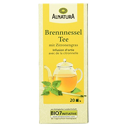 Alnatura Bio Brennessel Tee mit Zitronengras, 20 Beutel, 30 g von Alnatura