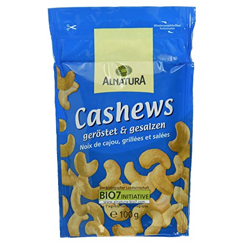 Alnatura Bio Cashewkerne, geröstet-gesalzen, 100g von Alnatura