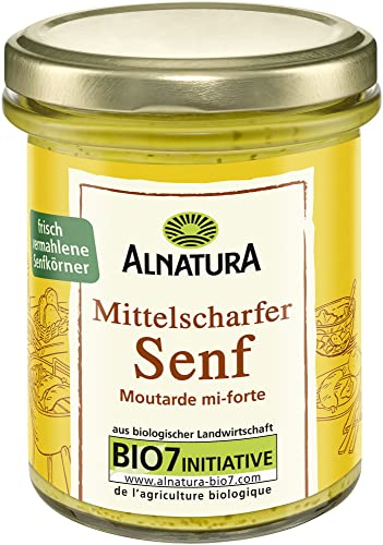 Alnatura Bio Delikatess Senf, 185 ml (Packung mit 6) von Alnatura