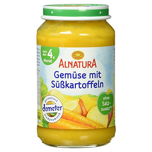 Alnatura Bio Gemüse mit Süßkartoffeln, nach dem 4. Monat, 190g von Alnatura