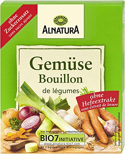 Alnatura Bio Gemüsebouillon ohne Hefe, 6 Würfel, 66g von Alnatura