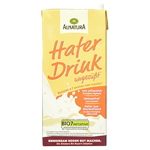 Alnatura Bio H-Hafer Drink ungesüßt, 1l (Packung mit 6) von Alnatura