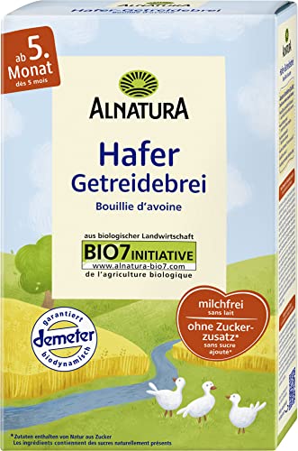 Alnatura Bio Hafer Getreidebrei nach dem 4. Monat, 250 g von Alnatura