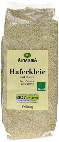 Alnatura Bio Haferkleie mit Keim, 500g (Packung mit 6) von Alnatura